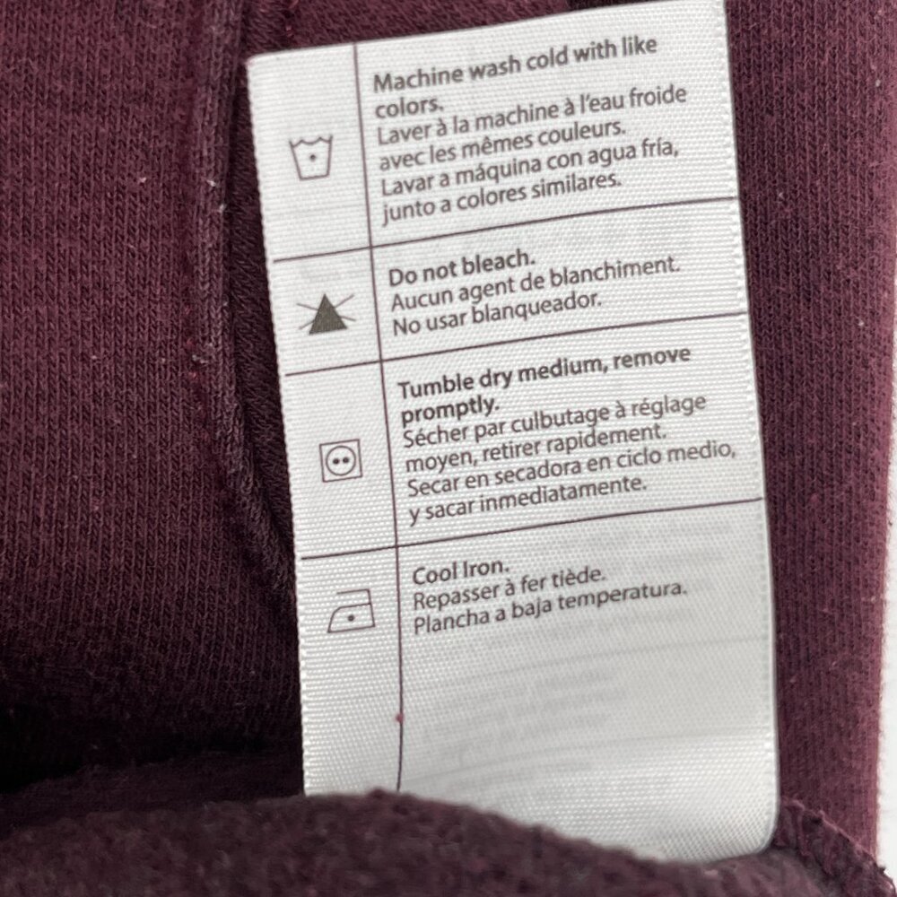 Carhartt 1/2 Zipped Hoodie Womens‎ Size 4-6  Kangaroo Pockets - Picture 7 of 9